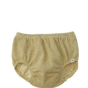 NWOT Oh Baby! Stardust Tushie Diaper Cover Gold Girls Baby Infants 3M - 6 Months